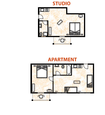 Map of the apartments